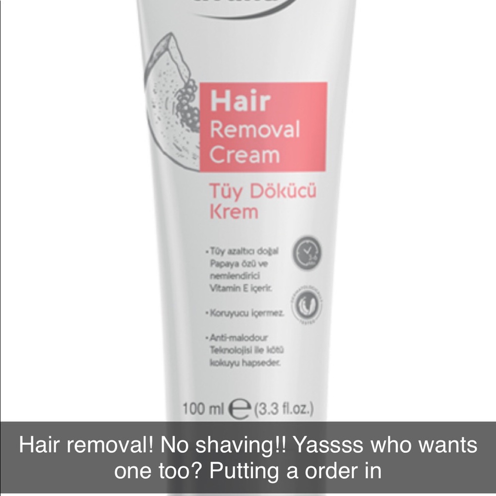 Hair removal cream